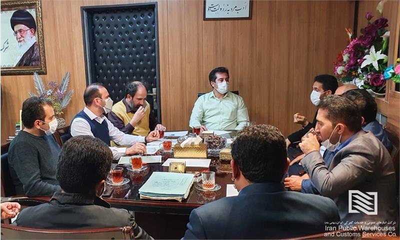 نشست مشترک شهردار محترم و اعضای شمشین دوره شورای اسلامی شهر بازرگان با شرکت انبارهای عمومی و خدمات گمرکی بازرگان