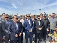 بازدید مدیرعامل شرکت انبارهای عمومی و خدمات گمرکی ایران و هیات همراه از شرکت انبارهای عمومی بندر لنگه 11