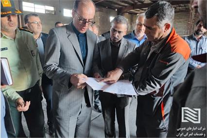 بازدید دادستان مرکز آذربایجان‌غربی و جمعی از مسئولان استان از انبارهای عمومی و خدمات گمرکی ارومیه 5