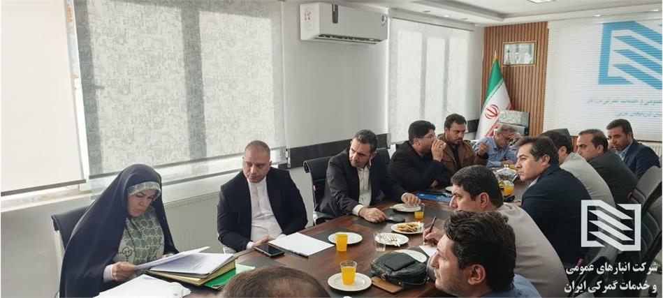 حضور معاون امنیتی و انتظامی استاندار آذربایجان غربی در شرکت انبارهای عمومی بازرگان؛ تأکید بر تسریع پروژه‌های توسعه‌ای و