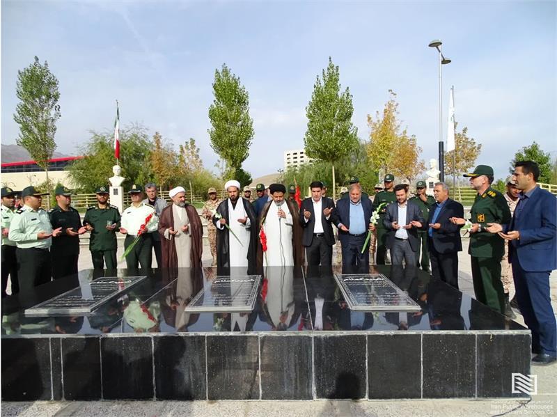 مراسم غبارروبی مزار شهدا در شهرستان ماکو