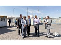 بازدید میدانی مدیران ارشد شرکت انبارهای عمومی و خدمات گمرکی ایران از اراضی بندر شهید رجایی در استان هرمزگان 1