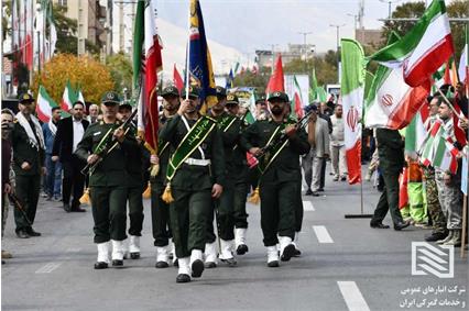 حضور جمعی از پرسنل شرکت انبارهای عمومی و خدمات گمرکی بازرگان در همایش بزرگ جان فدایان شهرستان ماکو 3
